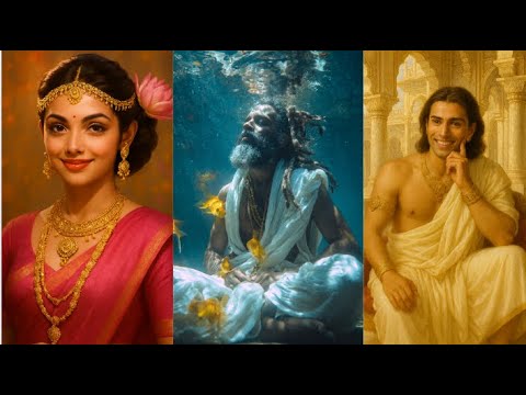 जब सौभरि ऋषि यमुना नदी के भीतर तप कर रहे थे, तब क्या हुआ? Saubhari And Mandhata YouTube thumbnail